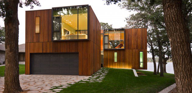 modern lakeview exterior design