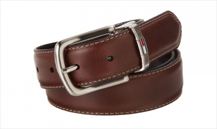 mens brown leather belt design