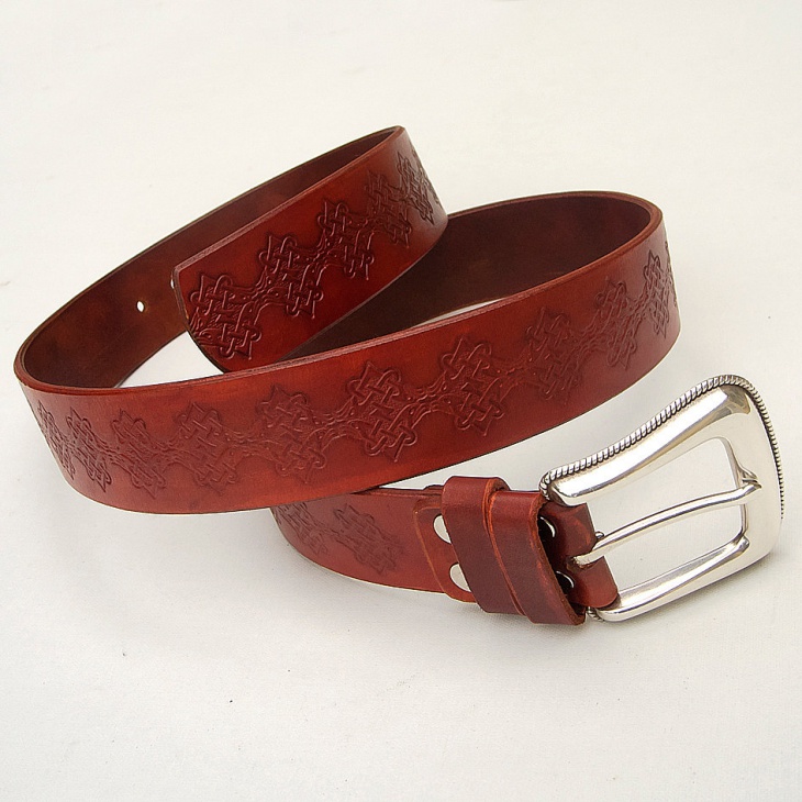 celtic leather belt design
