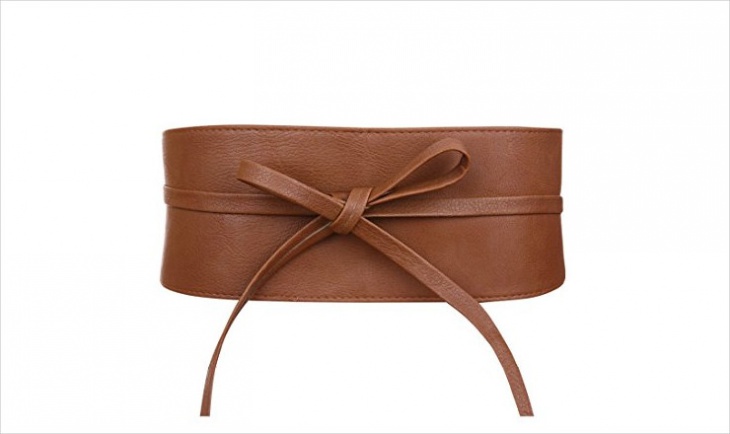 faux leather band belt design
