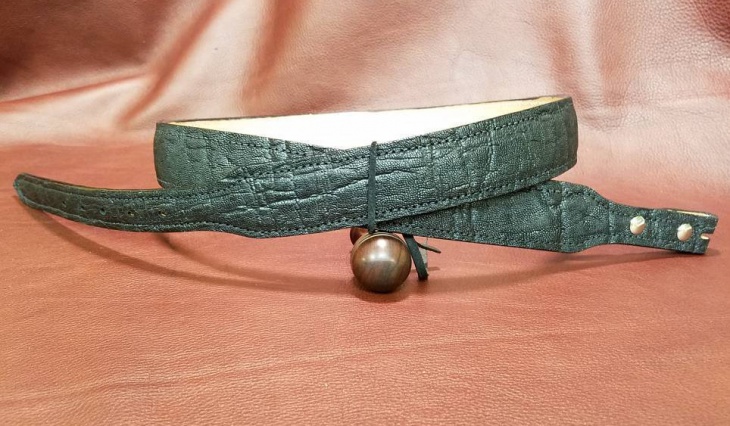 hand crafted leather belt