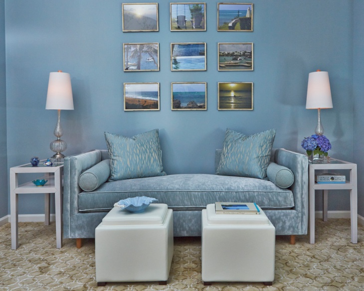 best blue living room