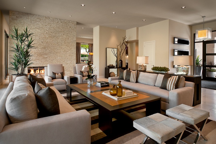 neutral colors living room idea