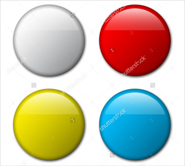vector button badges template