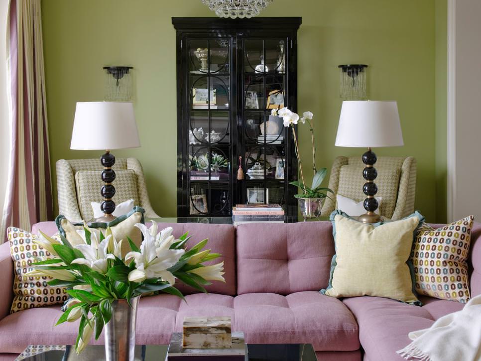 21+ Green Living Room Designs, Decorating Ideas | Design ...