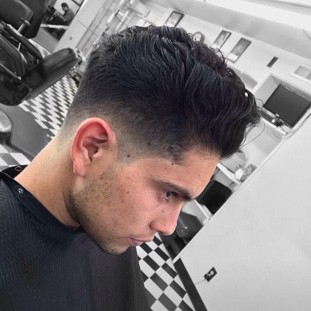 medium skygge fade haircut