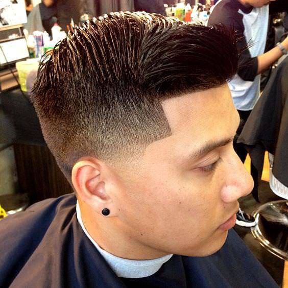 Comb Over Fade Haircut