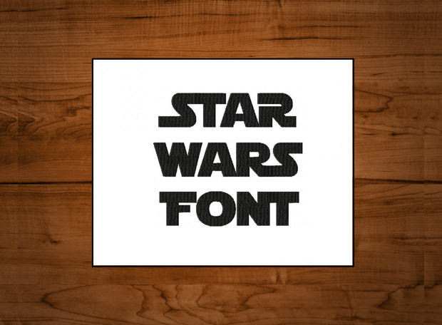 closest star wars font microsoft word