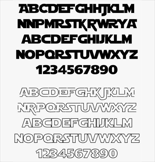 white and black star war fonts1
