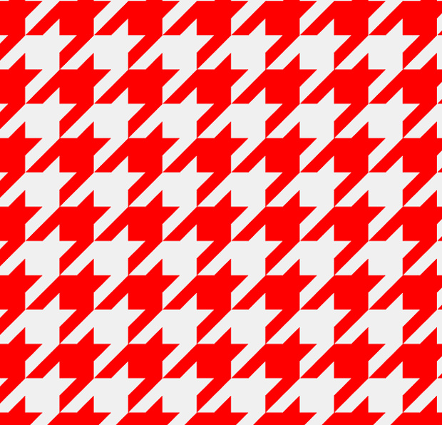 red houndstooth pattern1