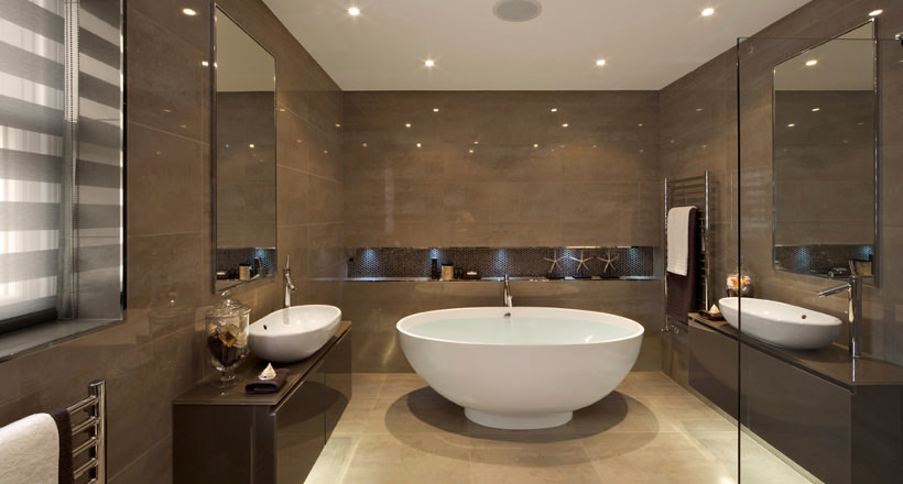23 Brown Bathroom Designs Decorating, Brown Bathroom Ideas