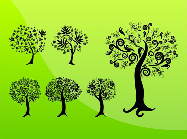 vector trees designs download