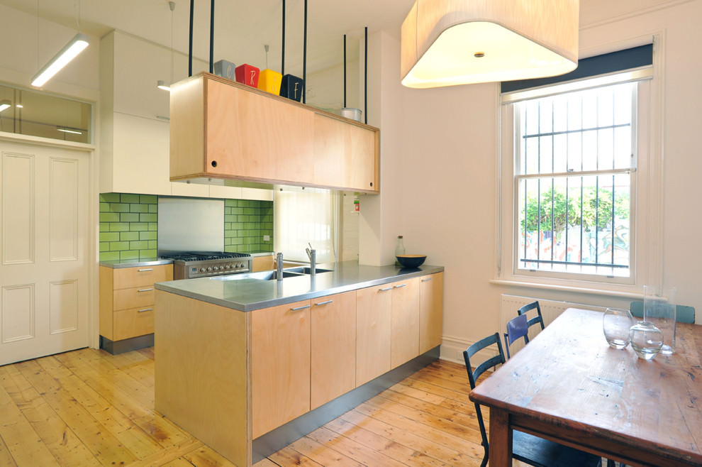 elegant plywood furniture design in kitchen