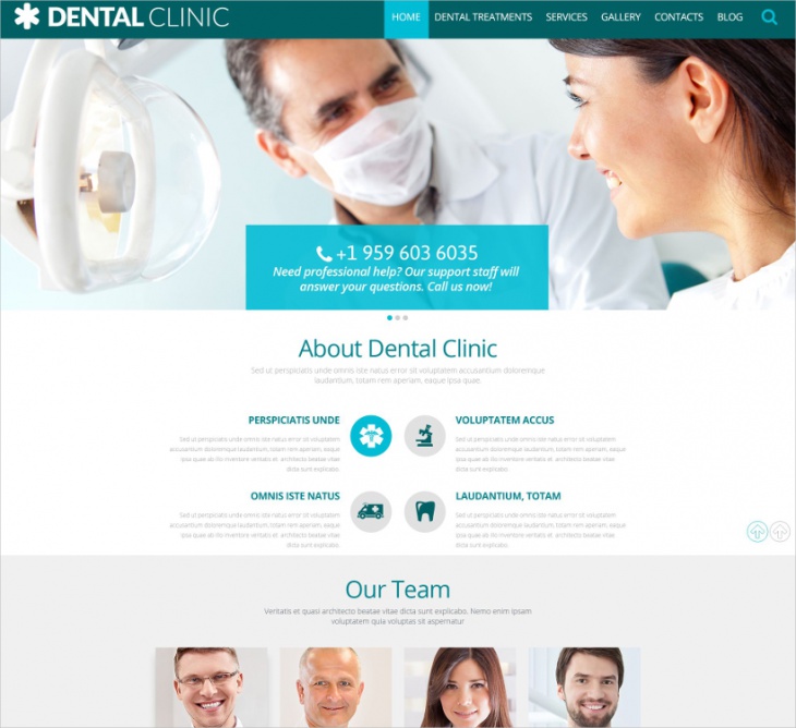dental clinic wordpress theme
