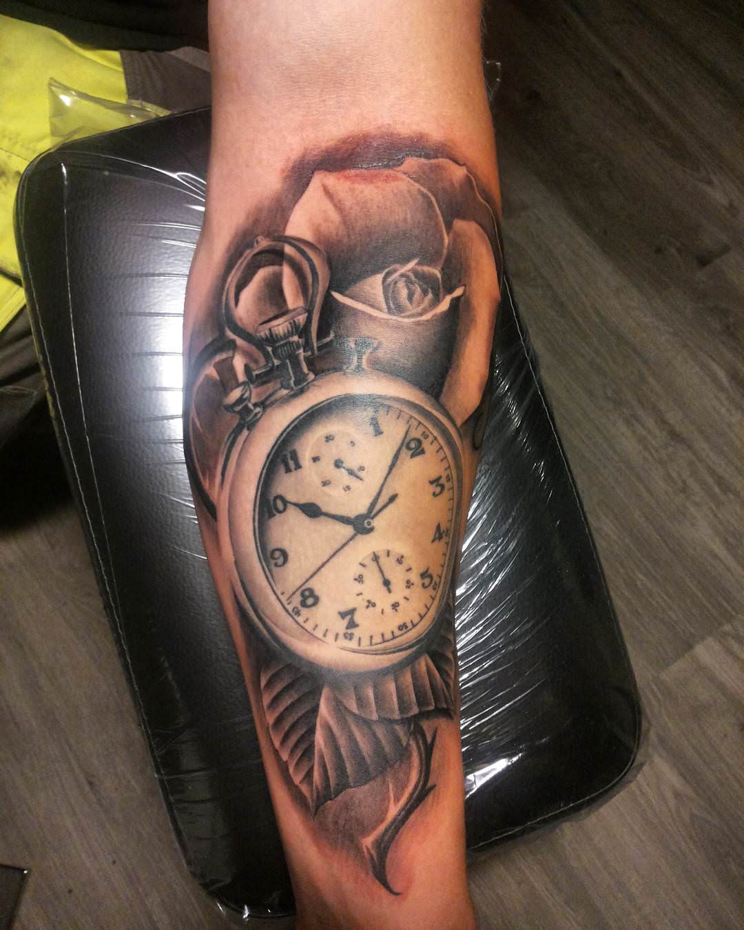 clock tattoo design1