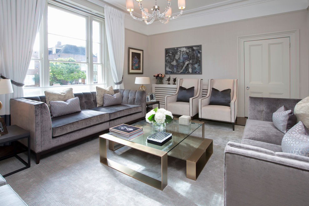 ravishing white gray traditional sofa design