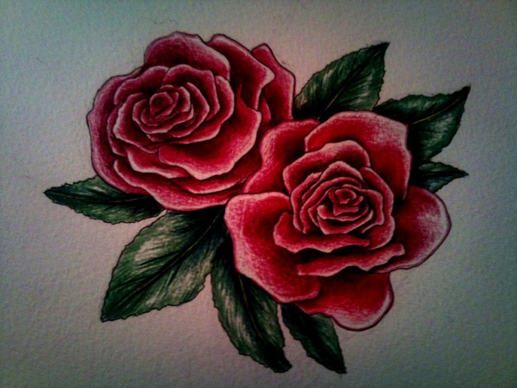 Attractive Rose Drawings | Design Trends