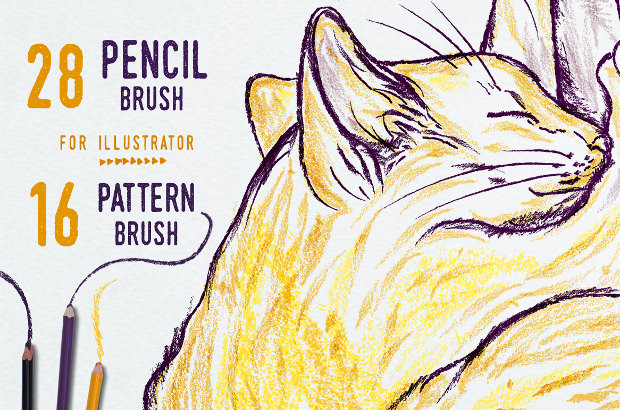 25 pencil brushes download