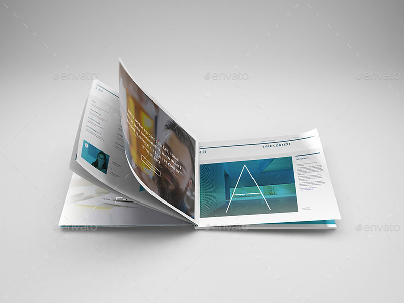 Download 25+ Printable A4 Landscape Brochure Mockups - PSD Download ...