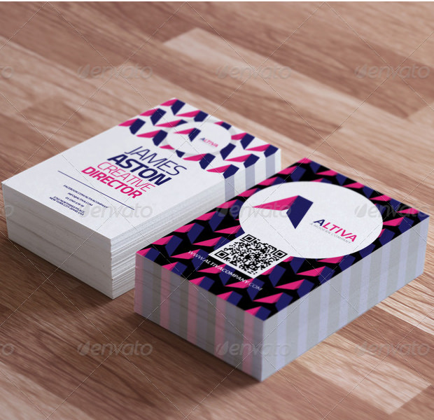 Sample Example Of Professional business card Mockup