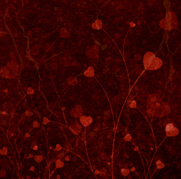 red hearts background texture1