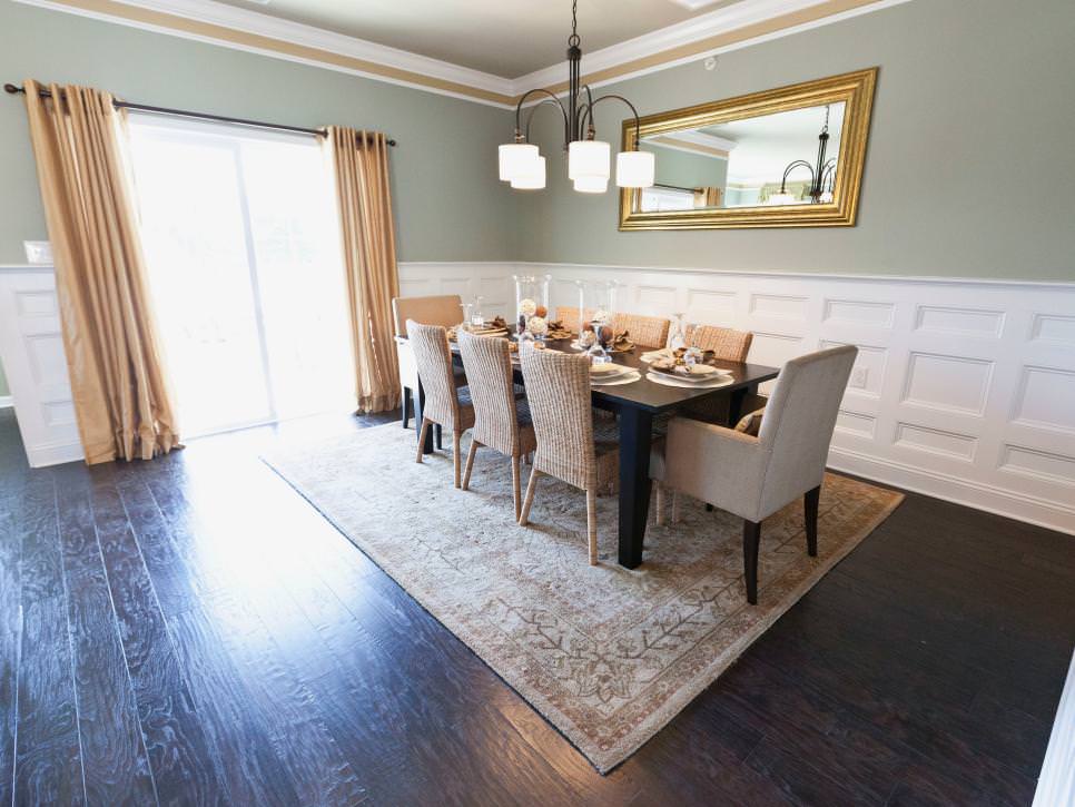 elegant transitional dining room design