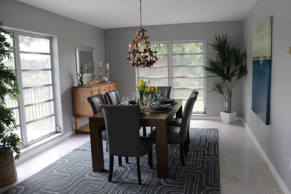 dining french country gray formal grey decorating modern hgtv living