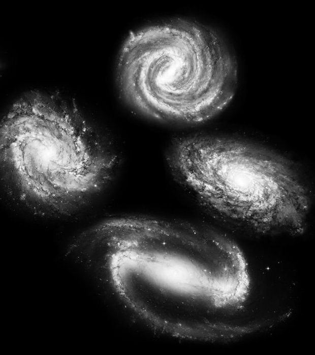 set of galaxy space photoshop brushes