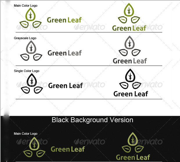 grean leaf logo