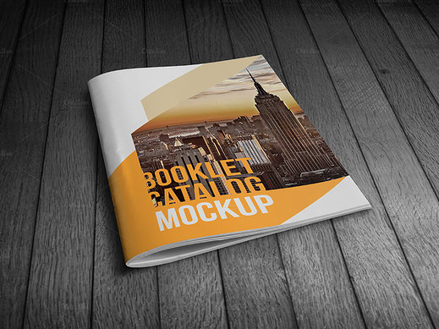 simple booklet catalogue mockup1
