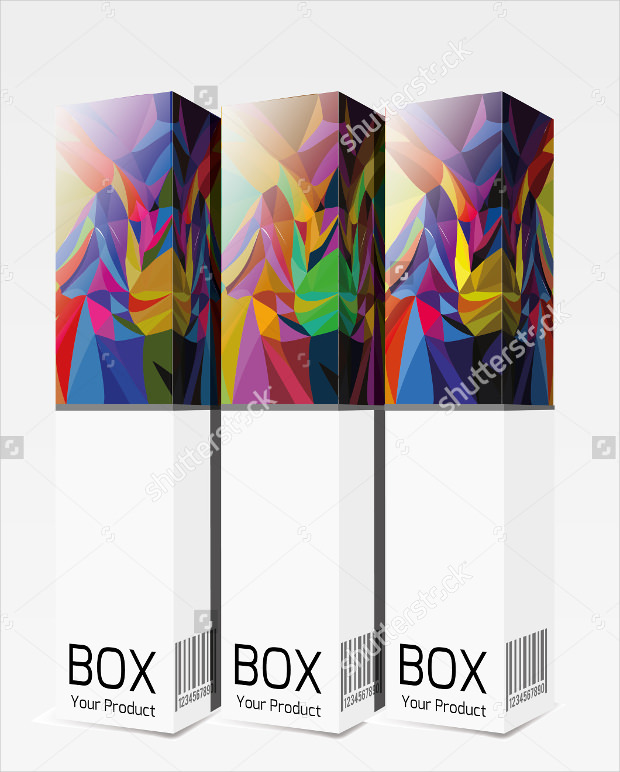 white color package box mock up