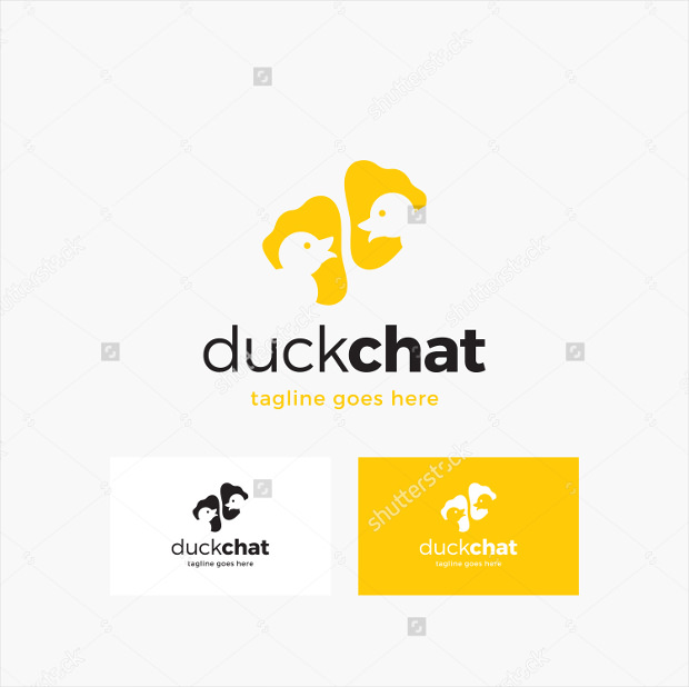 duck chat logo with tag line