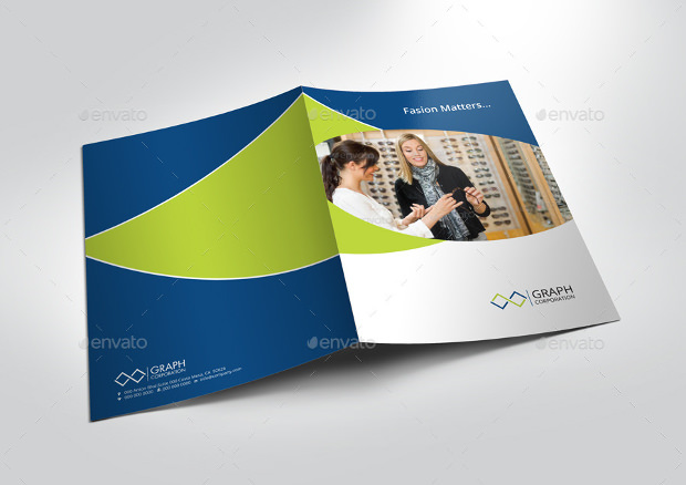 modern design corporate presentation folder