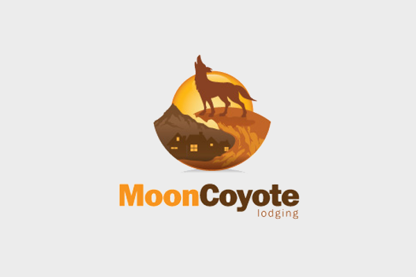 wolf logo design for housing company