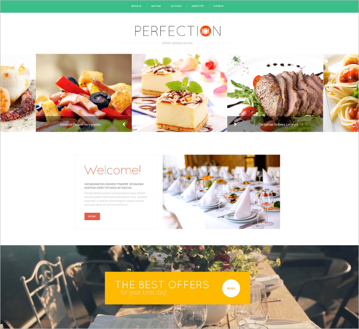 delivery services website template