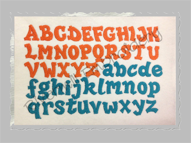 hipster machine embroidery font monogram alphabet