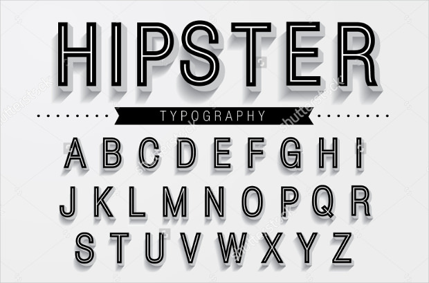 hipster typography font1