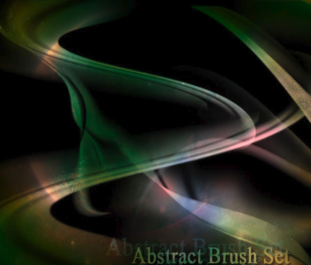 abstract set of swirly photoshop brushes