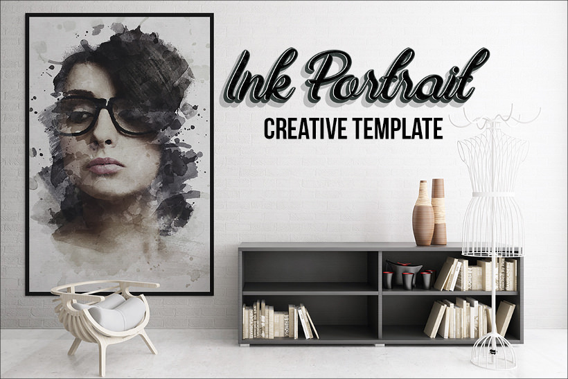 Ink Portrait - Creative Template