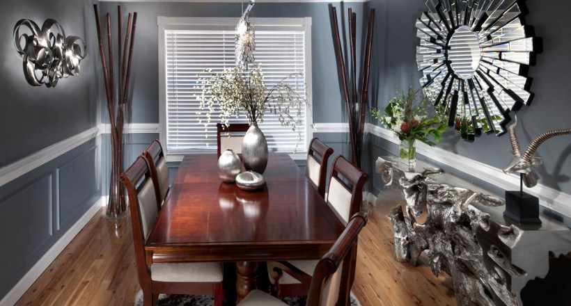 Grey Dining Room Designs Decorating, Gray Dining Room Furniture Ideas