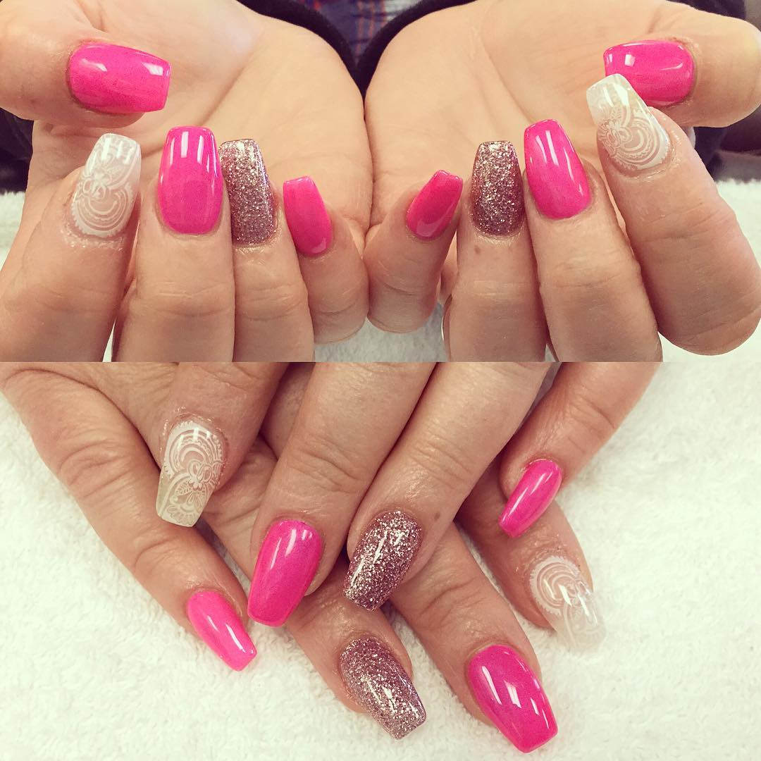 pink nail art bundle