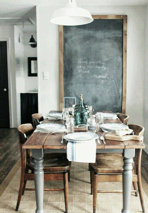 rustic dining room
