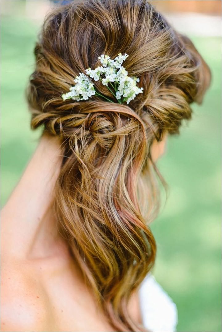 pretty wedding hairstyle
