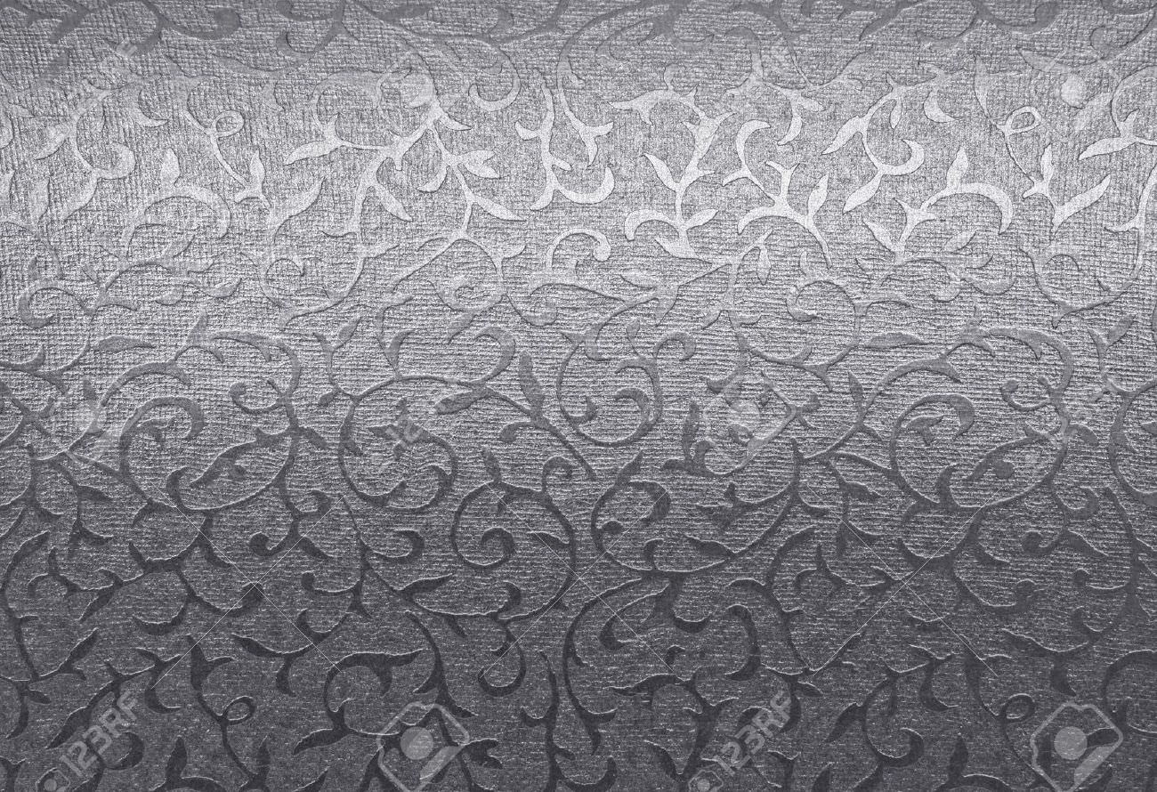 floral silver texture
