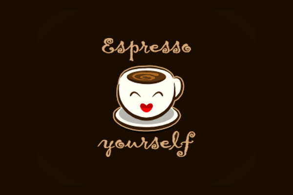 cute coffee logo design