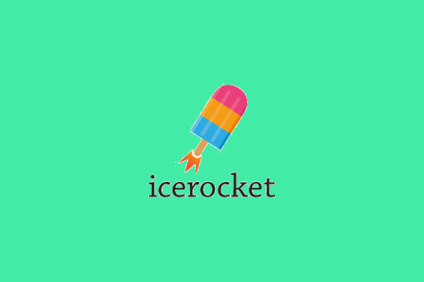 ice rocket logo design