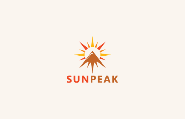 sunpeak logo design