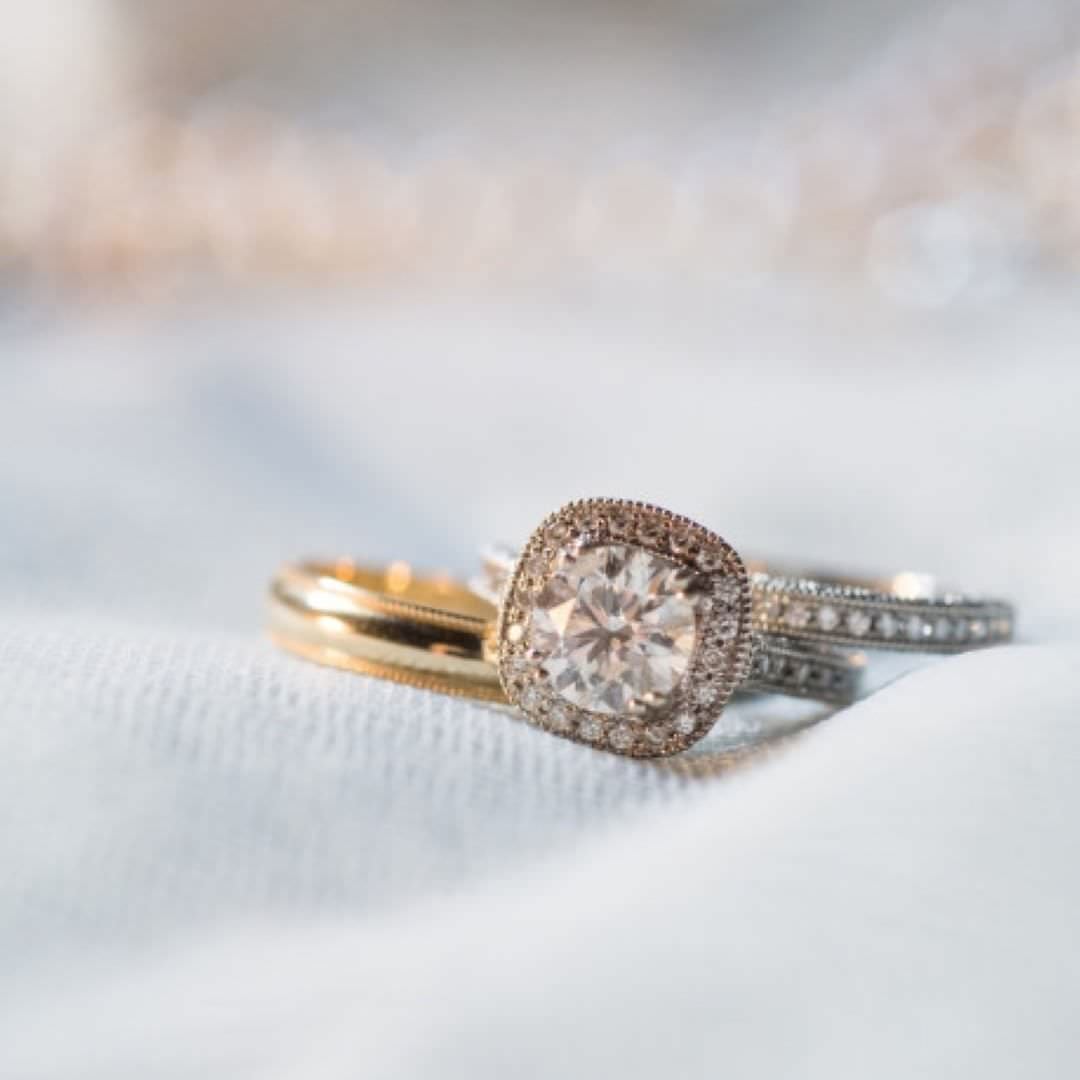 love proposal diamond ring