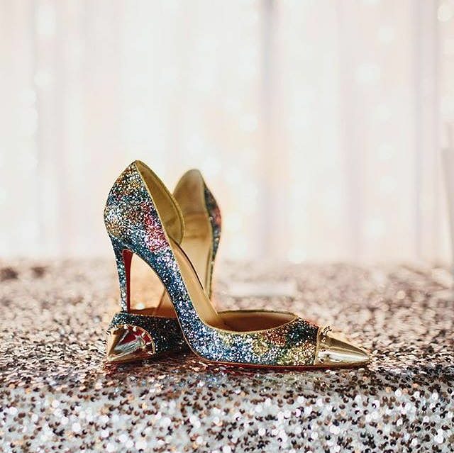 glitter high heels shoes1