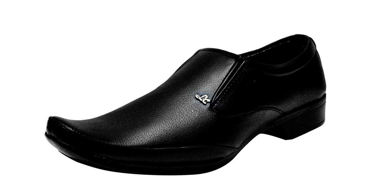 kraasa black shoes for men